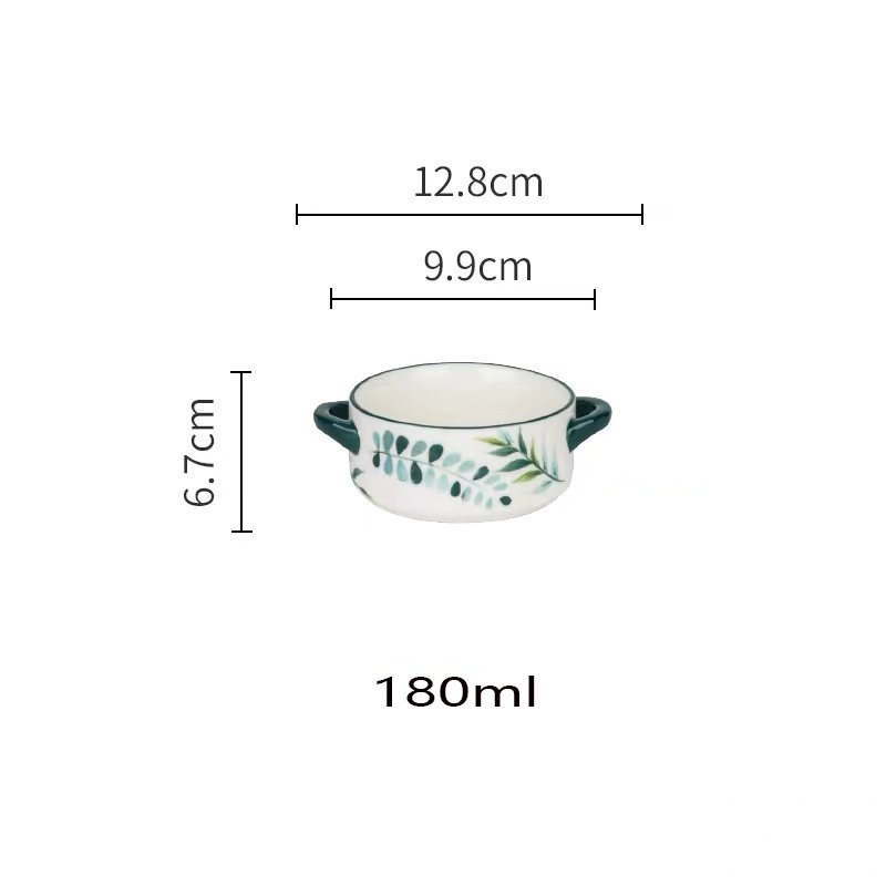 Keramik Teller Set schüssel teller tief anlage gericht kreative Europäischen stil steak platte porzellan mikrowelle neue: 4 inch bowl