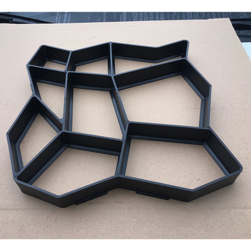 Garden Paving Molds Jardin DIY Plastic Walk Road Path Maker Jardineria Garden Paving Stone Concrete Mould для сада и огорода