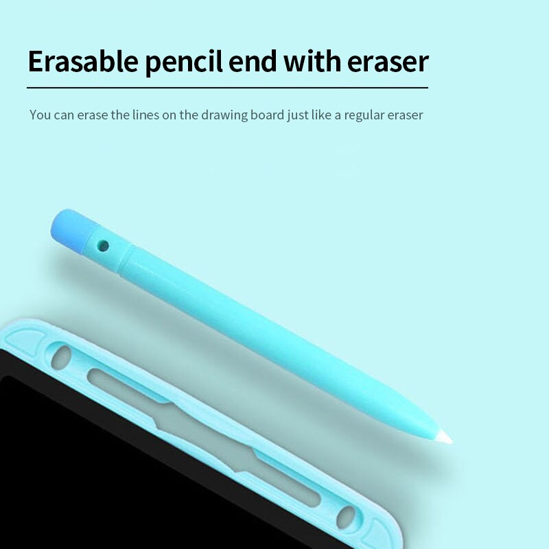 12 Inch LCD Writing Pad Can Be Partially Erased Ultra Thin Portable Tablet Handwritten Monochrome Pen Handwriting Board