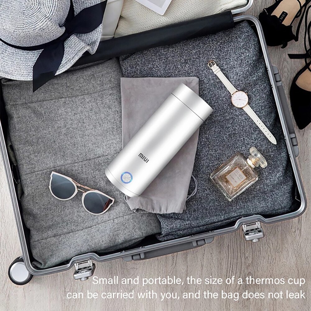 Xiaomi MIUI Tragbare Elektrische Wasserkocher Tasse 220V 400ML Tee Kaffee Reise Kochen Wasser warm Halten Clever Küchengeräte Winter 300W