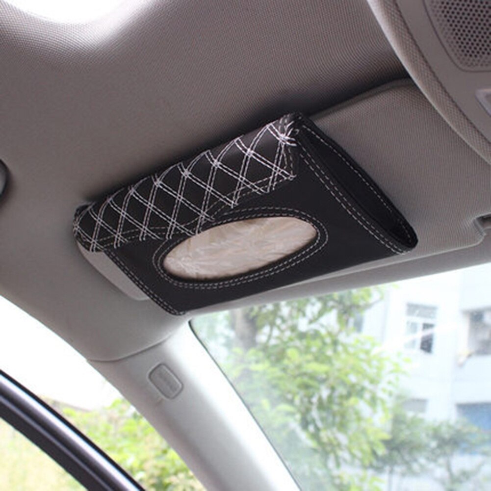 parasol para coche montaje de caja del tejido de papel servilleta de papel estuche protector
