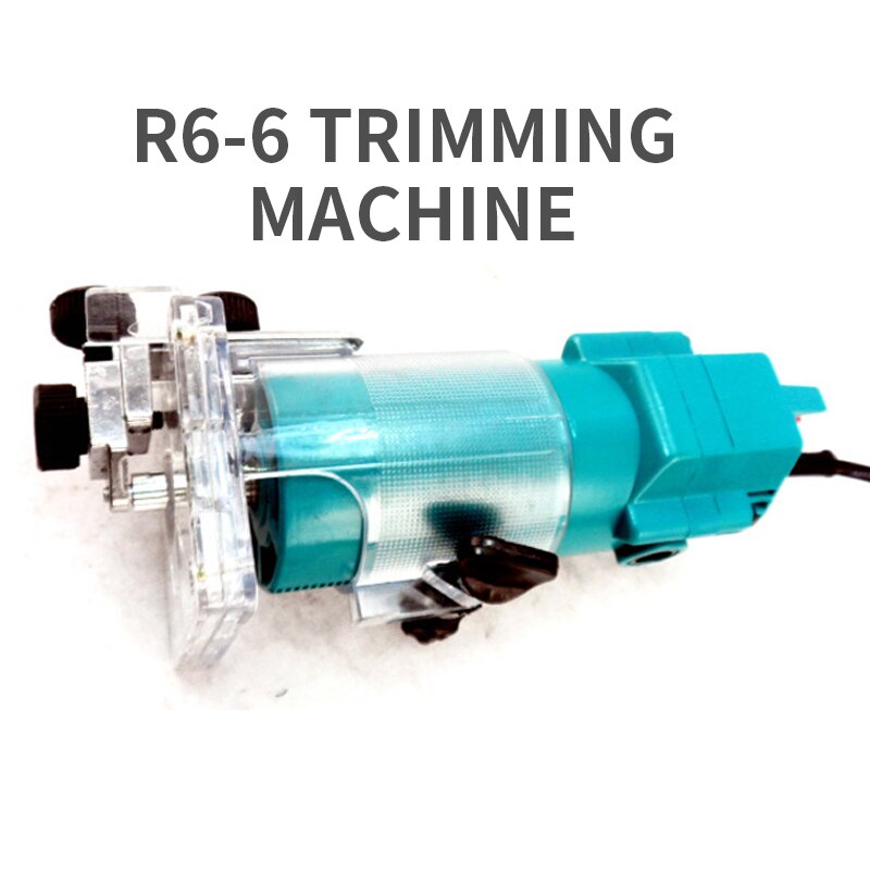 1PC R6-6 Portable Trimming Machine 350W Multifunction Woodworking Engraving Machine Portable Grooving Trimming Machine 220V