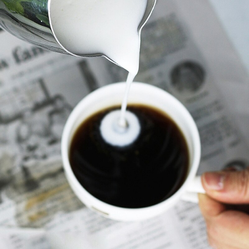 500ml melkopschuimkannetjes van roestvrij staal, dikke koffie, melkopschuimer, mokken, italiaanse latte art kan, melkkannetje, opschuimbeker
