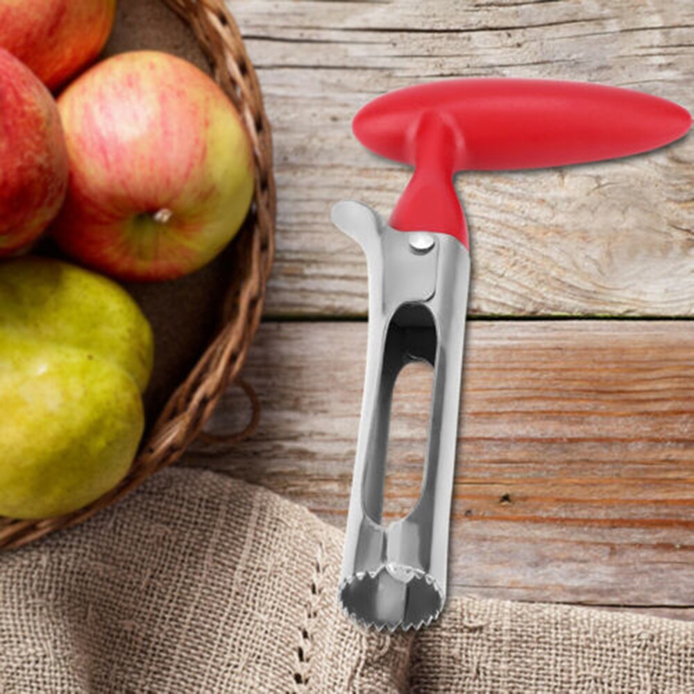 Kitchen Stainless Steel Twist Core Seed Remover Fruit Pear Apple Corer Tools
