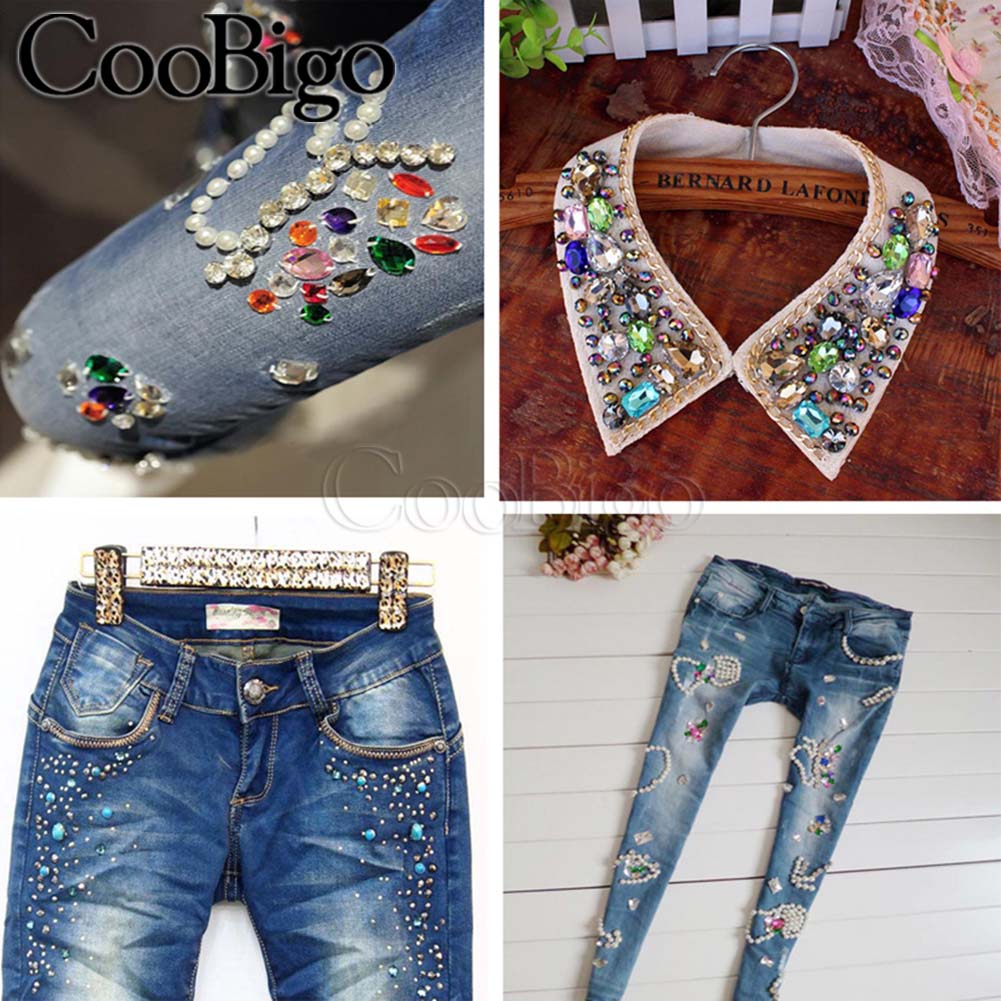 100 Stück 6 mm Strass-Kristallnieten, runde Nieten, Punk-DIY-Nagelköpfe für Kleidung, Schuhe, Taschen, Hut, Ledergürtel, Spikes