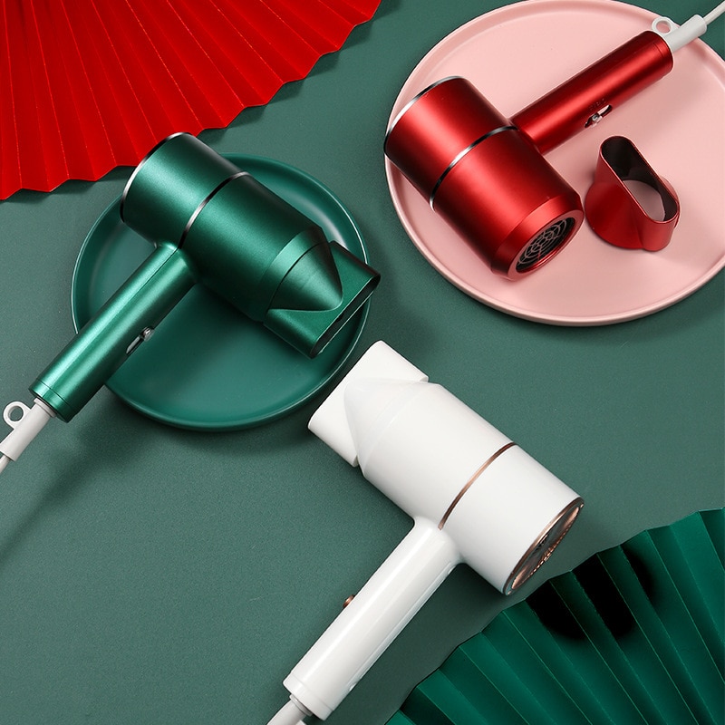 Portable Travel Hair Dryer 1200W Quick Dry Hairdryer 220V Household Mute and Cold Anion Hair Care