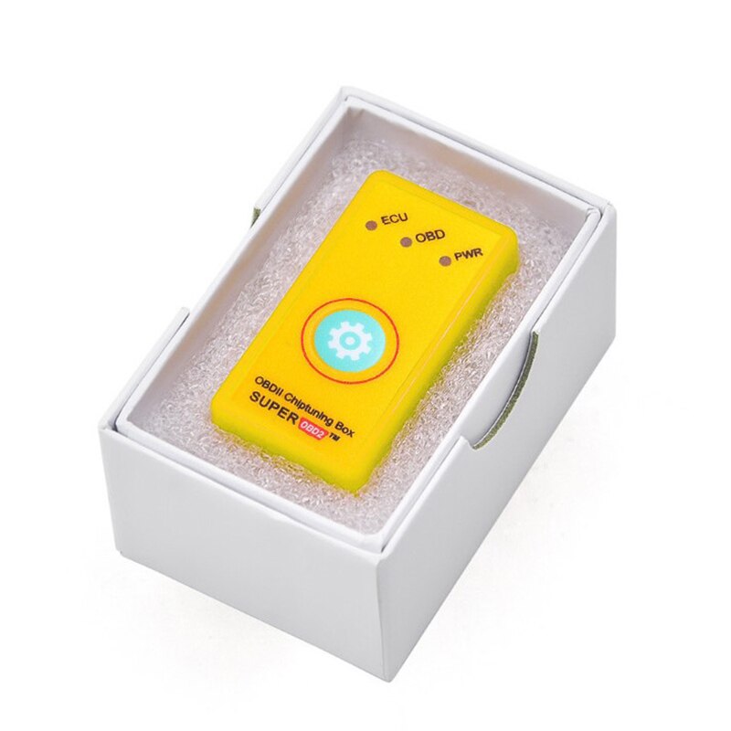 1pc SuperOBD2 Chip tuning Box OBDII Interface Plug and Drive OBD for diesel