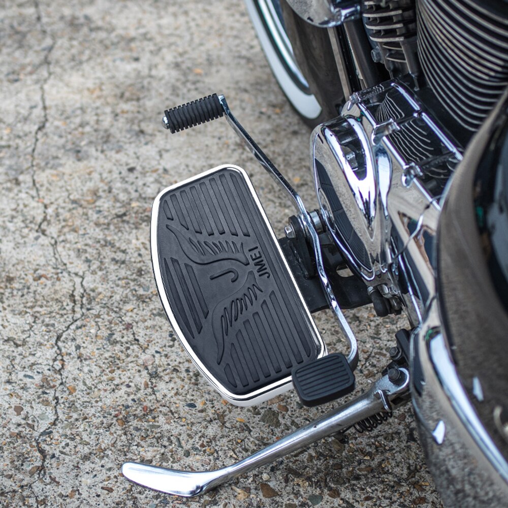 Repose Pieds Avant et Arrière pour Moto, Accessoire Large pour Conducteur, Pédales pour Honda Shadow, Yamaha Dragstar, Kawasaki Vulcan
