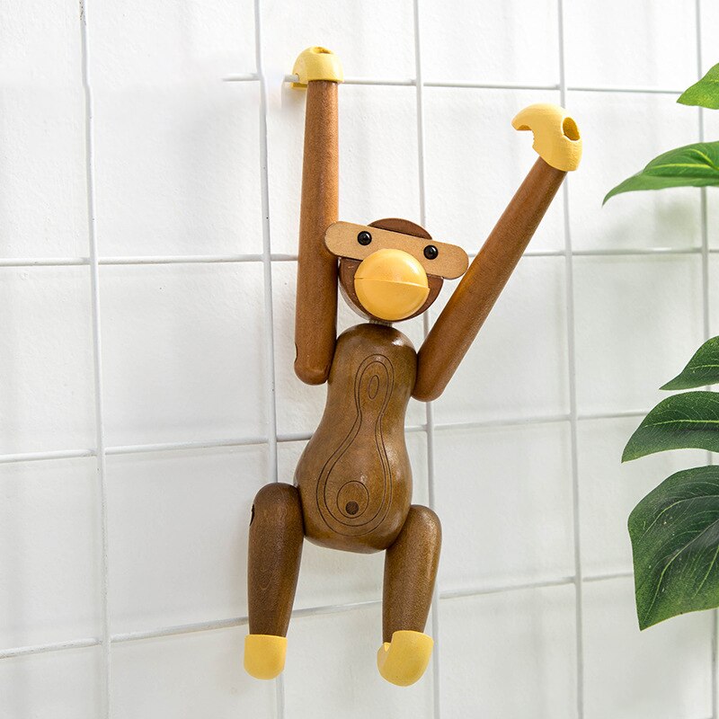 Nordic Aap Ornamenten Muur Planken Hanger Thuis Creatief Decoratie Ambachten: B