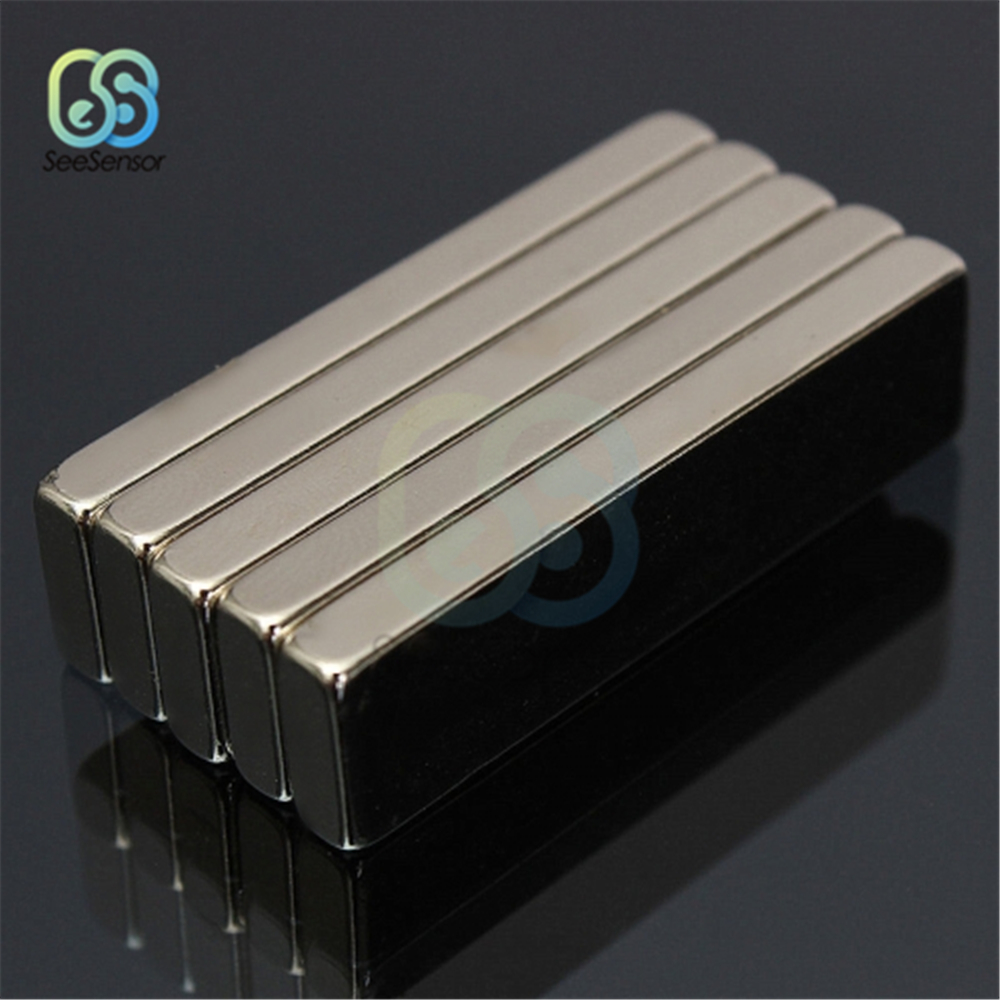 1Pcs N52 Neodymium Magneet 40X10X4Mm Ndfeb Blok Super Krachtige Sterke Permanente Magnetische Imanes