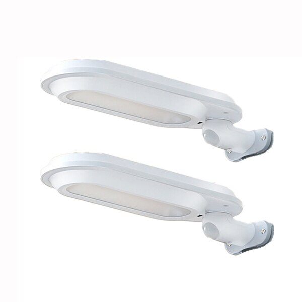 LED Solar Outdoor Lighting Flood Light IP65 Waterproof High Brightness Floodlight LED Spotlight Runway Lamp Motion Sensor Light: White 2Pcs / Cold White