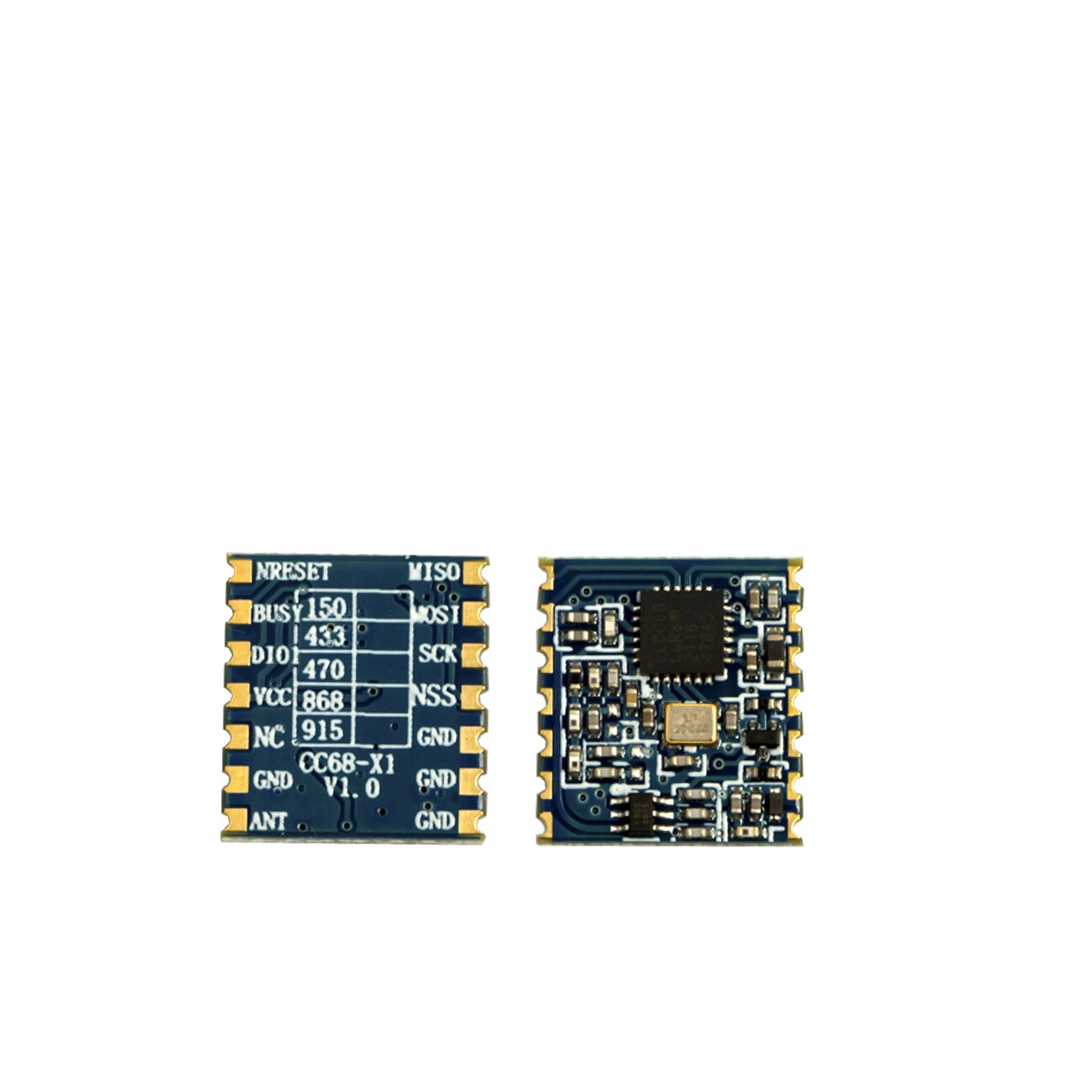 2Stck LoRa-CC68-X1 Kleine Größe 915MHz LLCC68 LoRa kabellos Transceiver Modul