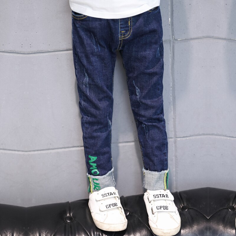 Forårs børnetøj drenge jeans tynde denim baby drenge jeans til store børn drenge casual jeans lange bukser