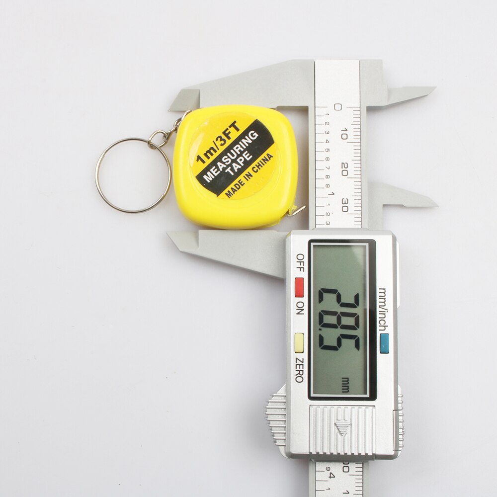 Calibrador Vernier electrónico Digital de fibra de carbono, herramienta de medición de micrómetro, cinta métrica de 1m, 150mm, 6 pulgadas, LCD,