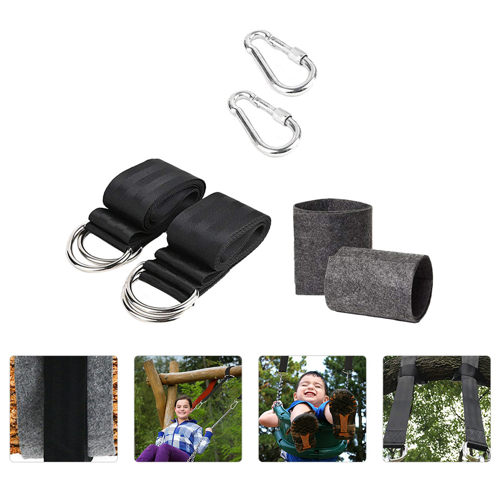 2-Pack Tree Swing Straps - Heavy Duty Nylon Hanging Kit (440LB Capacity)