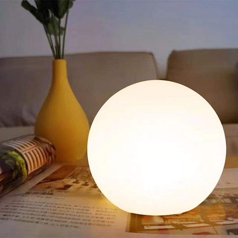 Schlafzimmer Nachttischlampe Tischdekoration Kugel Tischlampe LED Heimat einfaches Nachtnachtlicht warme Kinderzimmerbeleuchtung