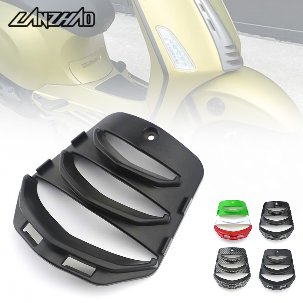 Couvercle de klaxon de moto, incrustation de cravate, protecteur de gril, décoration, accessoires ABS pour Vespa Sprint 125 150 2024