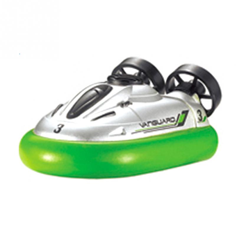 777-220 Mini rc boat Hovercraft 4 Color Mini Micro I/R RC Remote Control Sport Hover Boat Toy FSWB: green