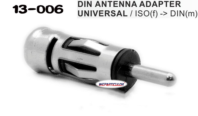 Plug UNIVERSAL ISO In Dash Car DVD Radio Connector ISO Wireless adapter 1 Pcs ISO13-006 Stereo Antenna