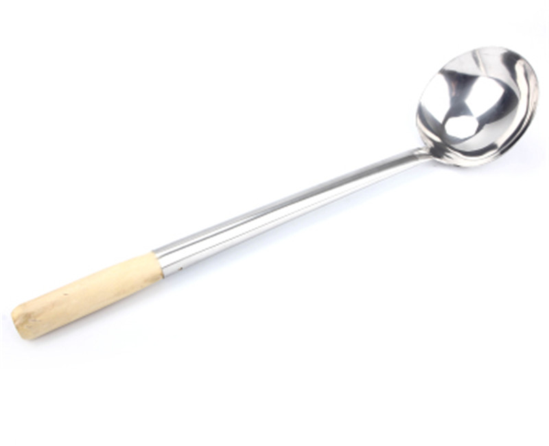 big long spatula shovel chef cooking cocina utensilios Kitchen Utensil Handle full Stainless Steel Metal Turner Soup Spoon wok