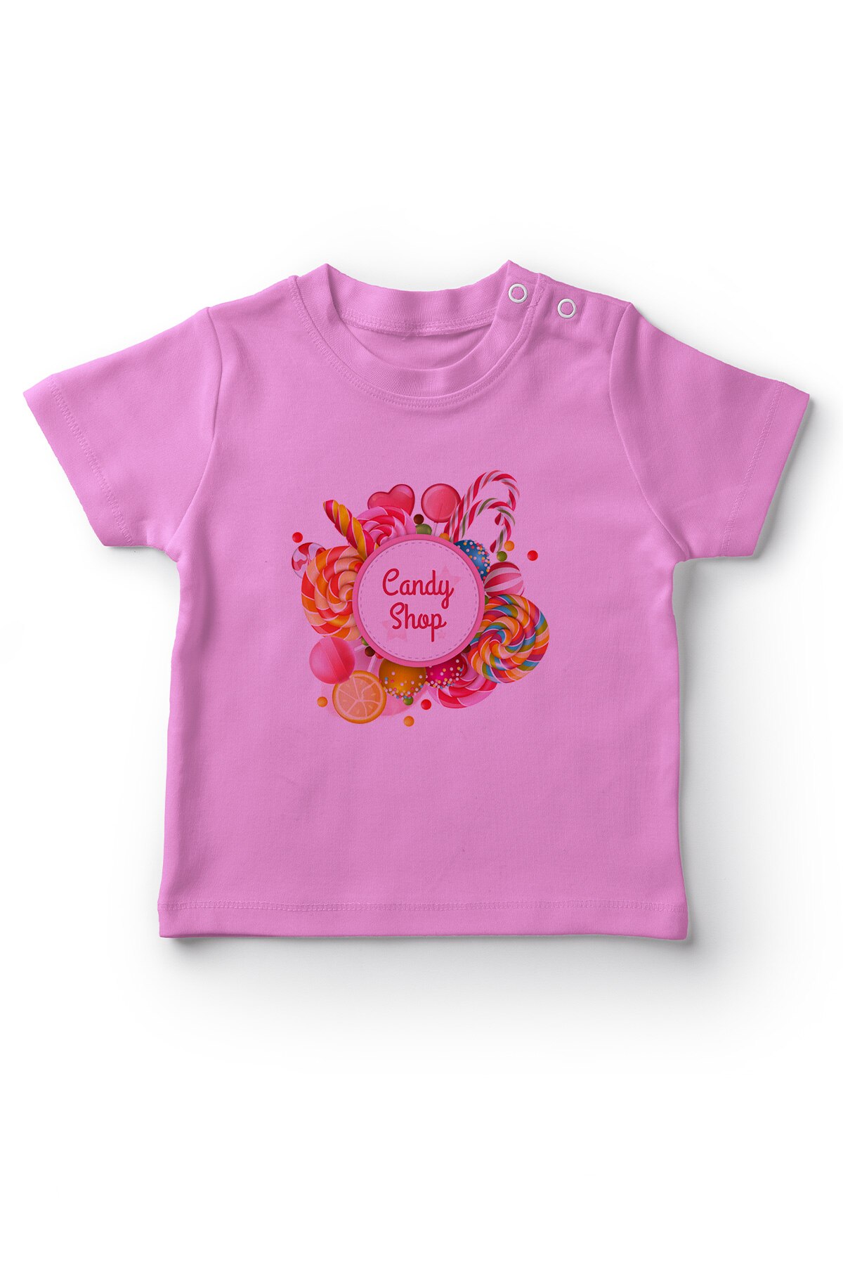 Angemiel baby şekerçi shop babymeisje t-shirt roze