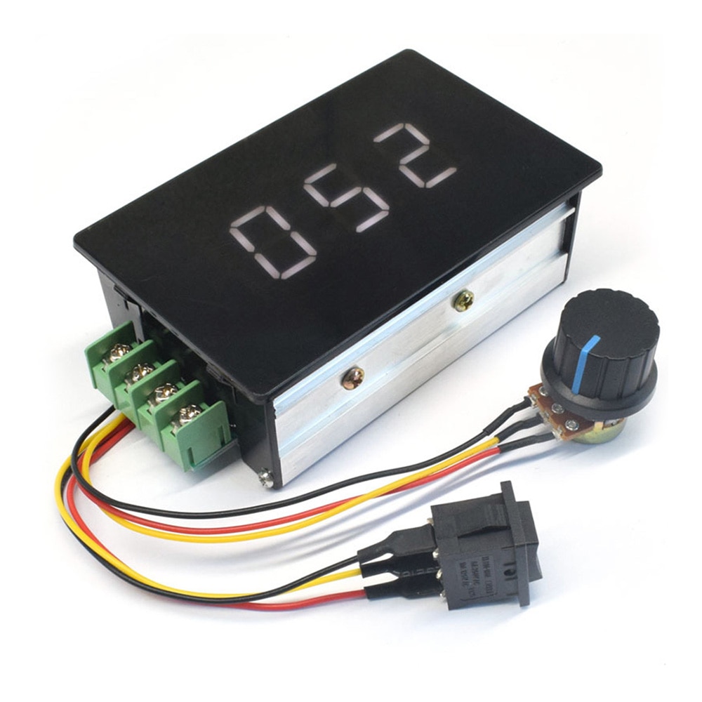 DC motor speed controller Drive module Forward Reversing switch Digital display 6V12V24V36V48V
