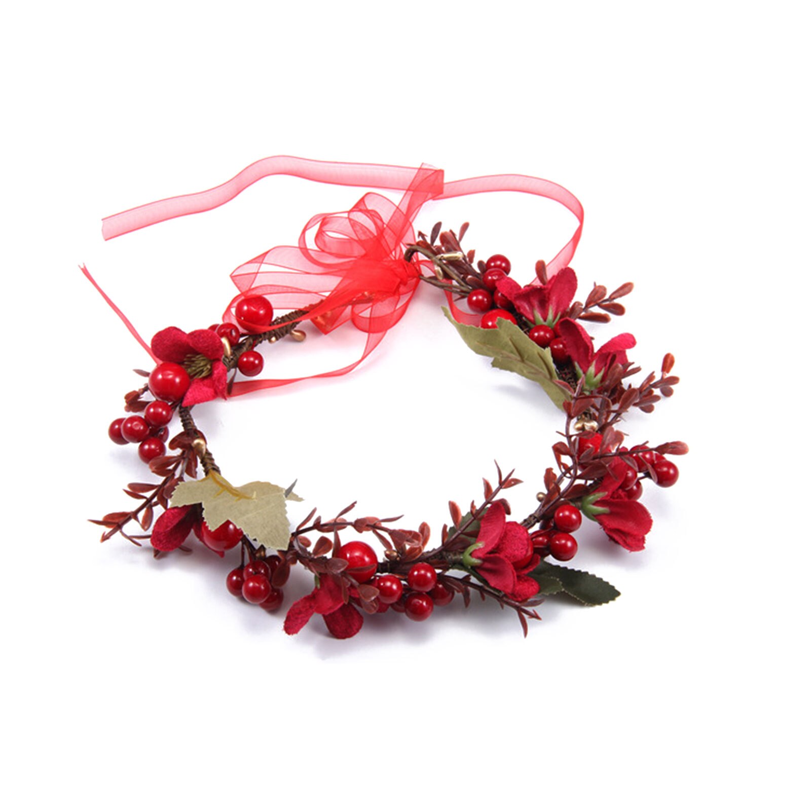 Edary Bandeaux Lumineux à Couronne De Fleurs Bandeau De