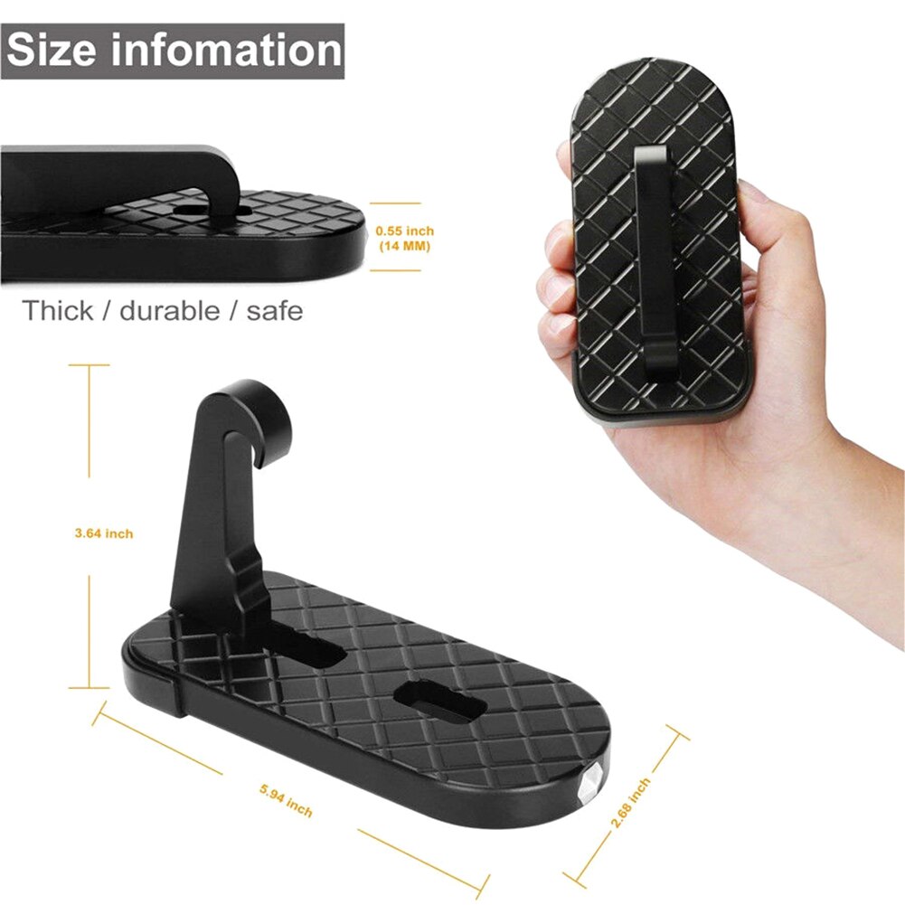 Pedal de teto automotivo para carro, material criativo, ajuda de carro, suv, no teto, gancho auxiliar, porta, teto de acesso, conveniente, pedal dobrável