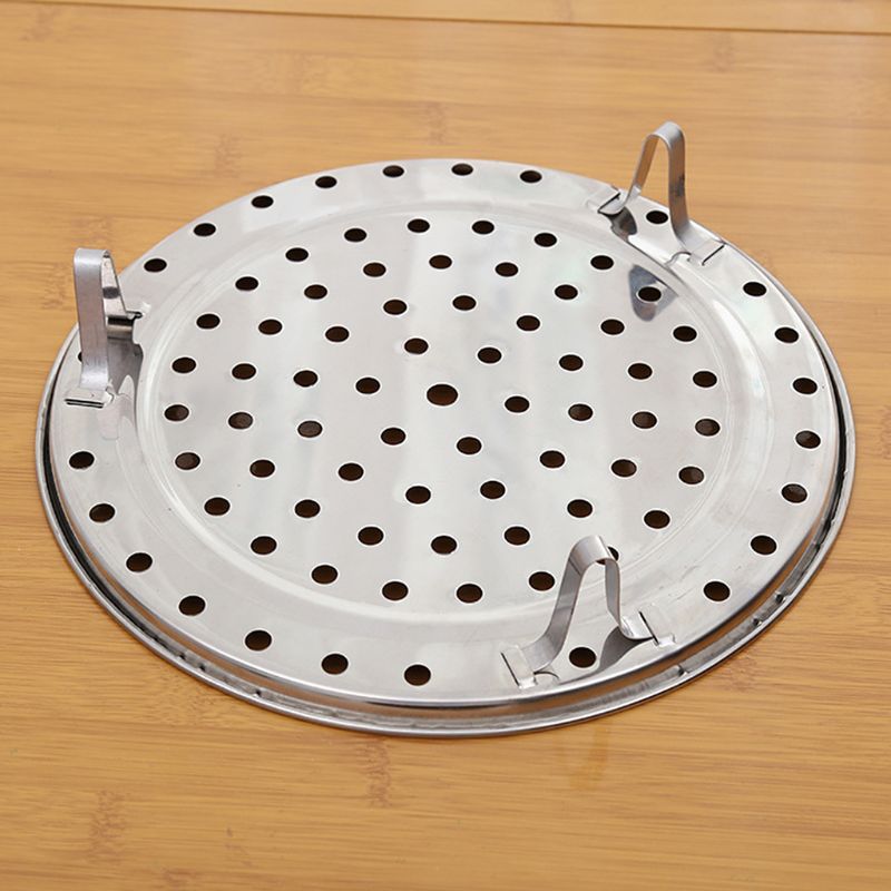 Bandeja de vapor de acero inoxidable multifuncional, soporte duradero para cocinar al vapor, utensilios de cocina, accesorios de cocina, 1 ud.