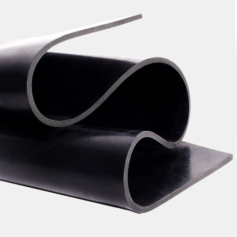 Almohadilla de goma resistente al aceite, resistente al desgaste, placa de goma antideslizante, almohadilla aislante negra, caucho industrial que absorbe los golpes
