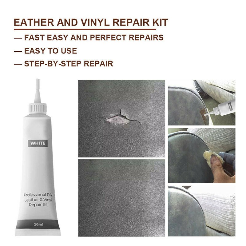 Advanced Leather Repair Gel Repairs Burns Holes Gouges for Leather Surface XKW