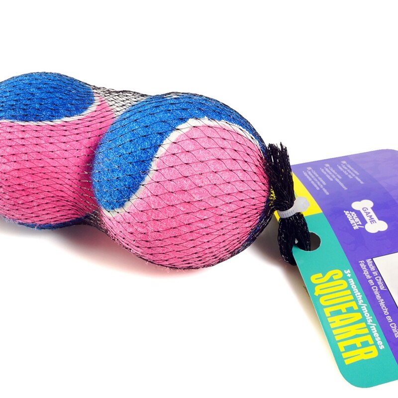 Pet Dog Play Sound Piepend Bal Speelgoed Hond Bijtvast Molaire Tennis Ballen Voor Kleine Grote Hond Teddy Rolling bal Molaire Speelgoed