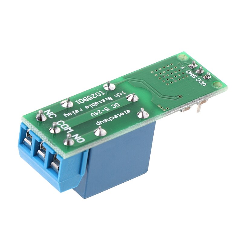 6-24V Flip-Flop Latch Relay Bistable Self-locking Low Pulse Trigger Module