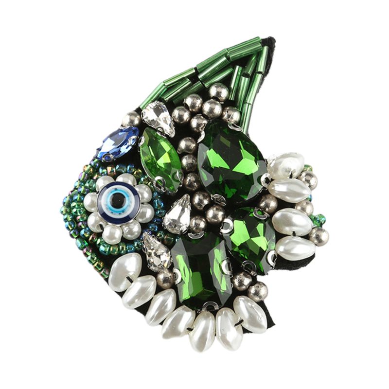 perler rhinestone lapp marine dyr diy krystall sy emblem skilt applikasjon  lx9e: 6 ee 501993-4