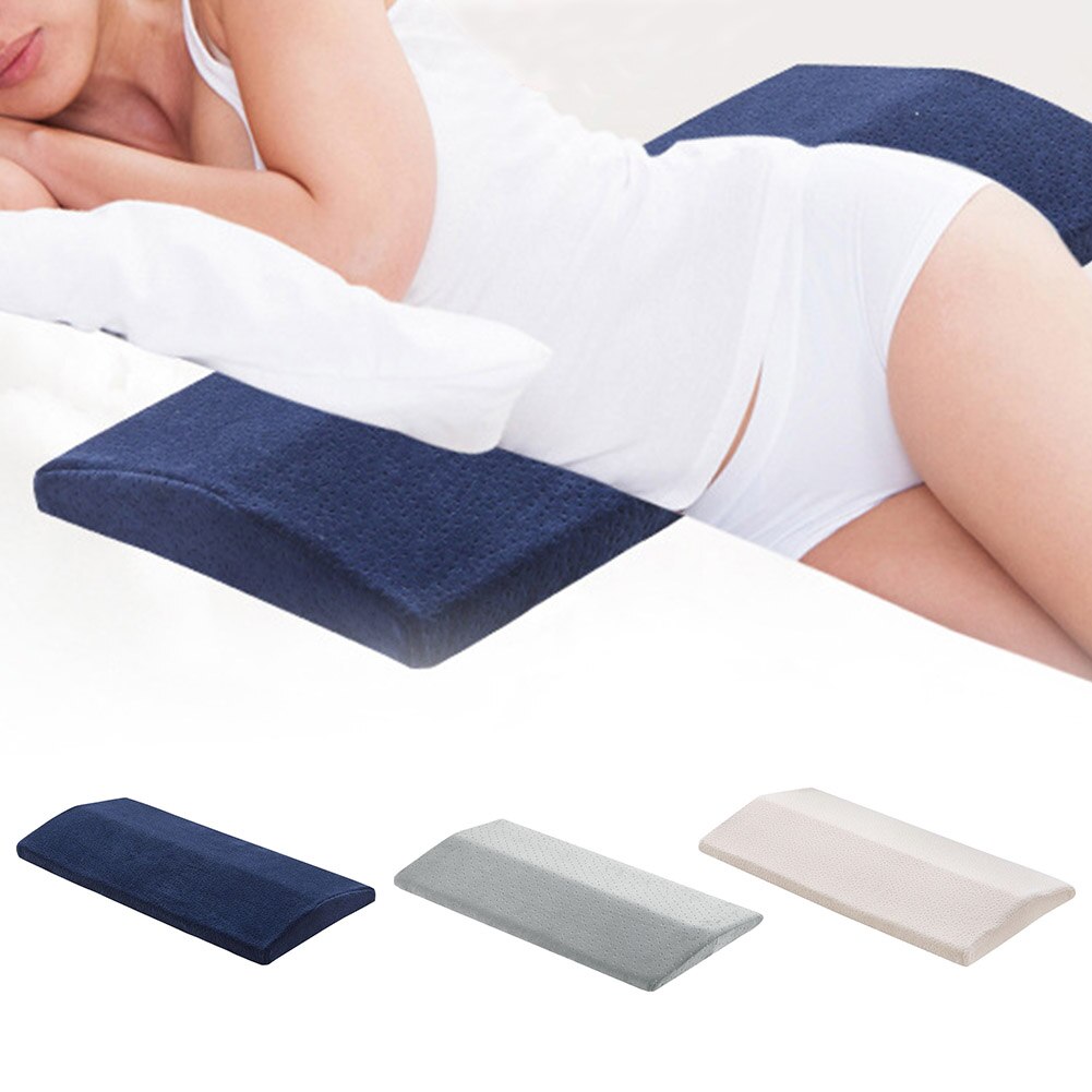 Lower Back Cushion Pain Relief Memory Cotton Solid For Sleeping Lumbar Pillow Bedroom Orthopedic Slow Bounce Home Pregnant Woman