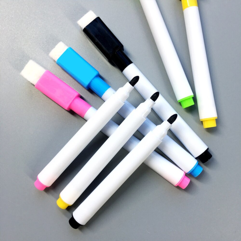 Kleine Mini Fine Nib Magneet Deel White Board Marker Pen Set