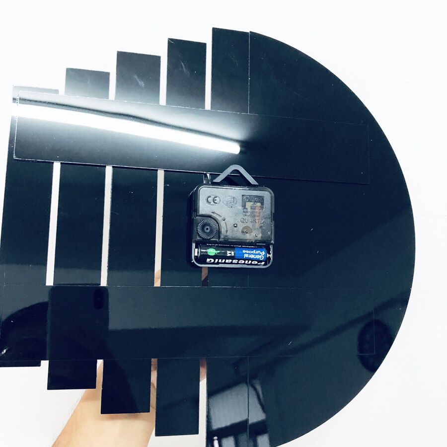 Nordisk trä väggklocka modern unik 3d klockar loft unik vägghängande klocka trä heminredning