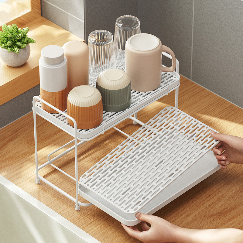 Coffee Cup Stand Cup Rack Multifunctional Storage Rack Household Removable Non Slip Mugs Cups Organizer Cup Drying Rack