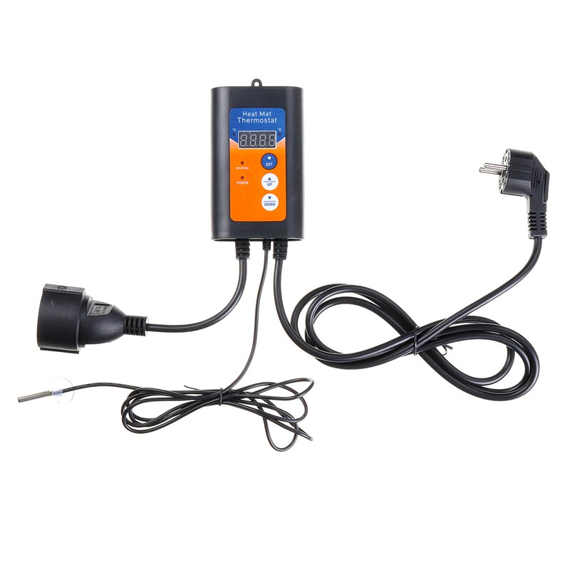 220v 1000w anläggning växthus digital temperaturregulator intelligent temperaturkontroll regulator husdjur termostat enhet
