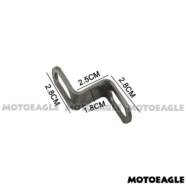 Universele motorfiets z-link gemodificeerde sportwagen uitlaatpijp montagering ophangring z-vormige schroefbeugel drz 400sm