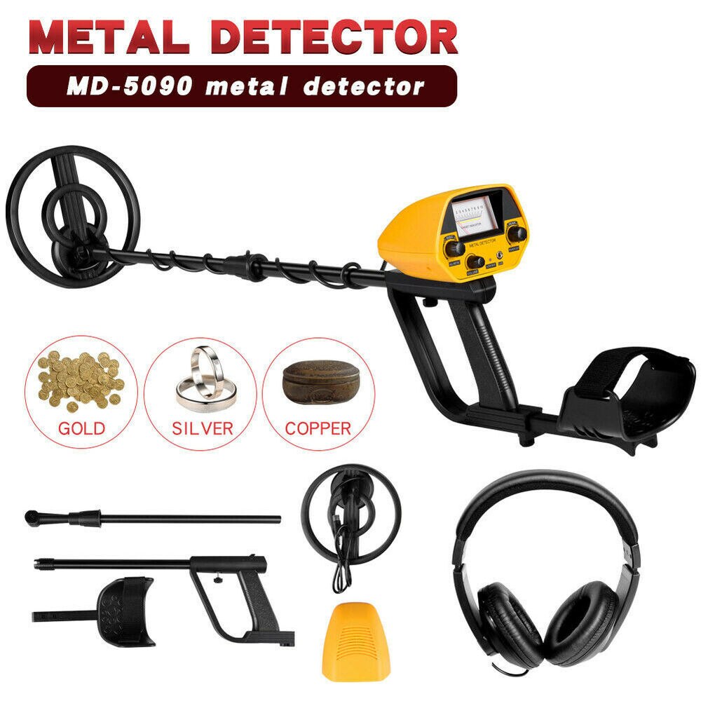 MD-5090 Metaaldetector Detectie Instrument Ondergrondse Metaaldetector Finder Gold Detector Hunter Schat Gold Digger