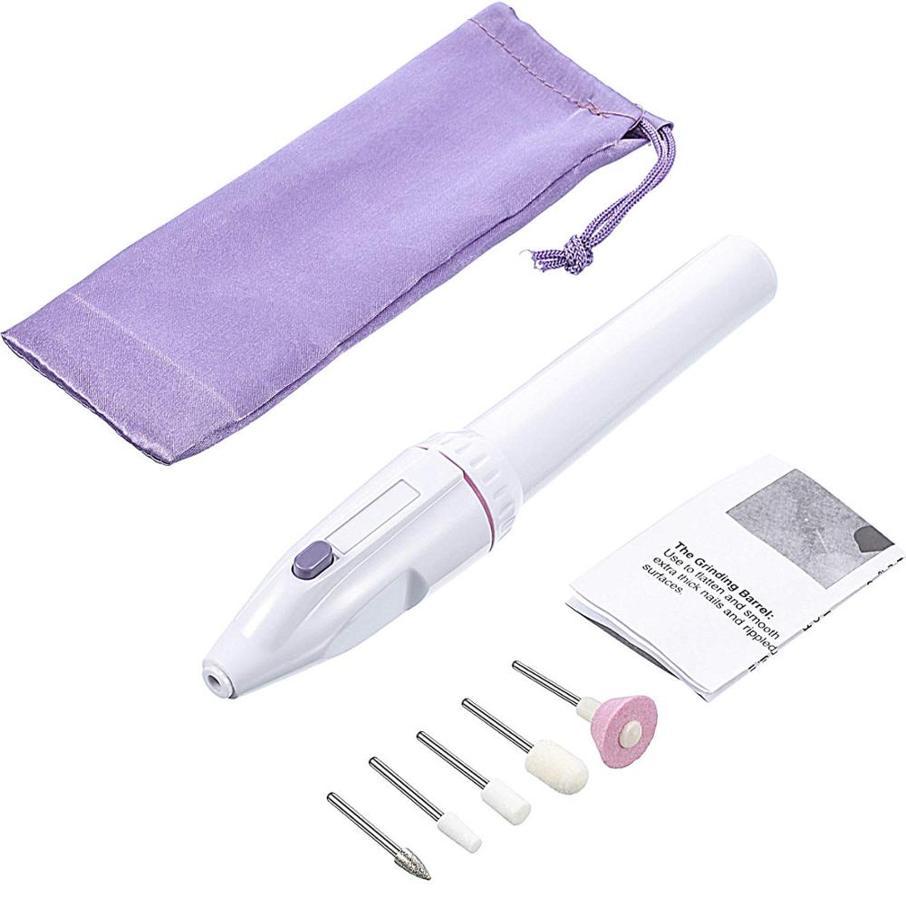 Portable Electric Nail Polisher Practical Electric Nail Buffer Polisher Electric Manicure Nail Drill File Grinder Kit Nail Polis