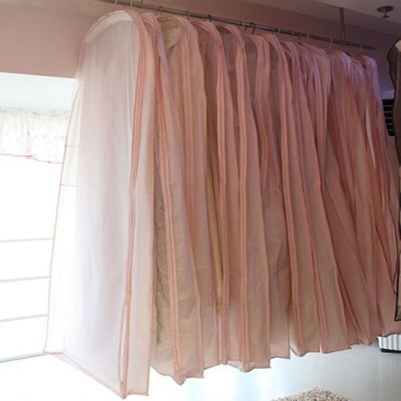 180*60cm pvc halpa hääpuku laukku vaatteet pölysuojus vaate pussit morsiamen puku laukku iltapuku kansi