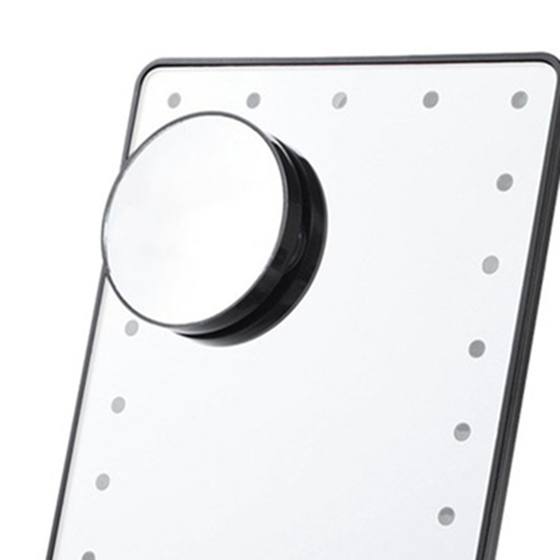 LED Touchscreen 22 Licht machen-hoch Spiegel Schreibtisch Machen hoch 10X Vergrößerungs schönheit Eitelkeit Spiegel beleuchtung Abnehmbare/Lagerung Basis