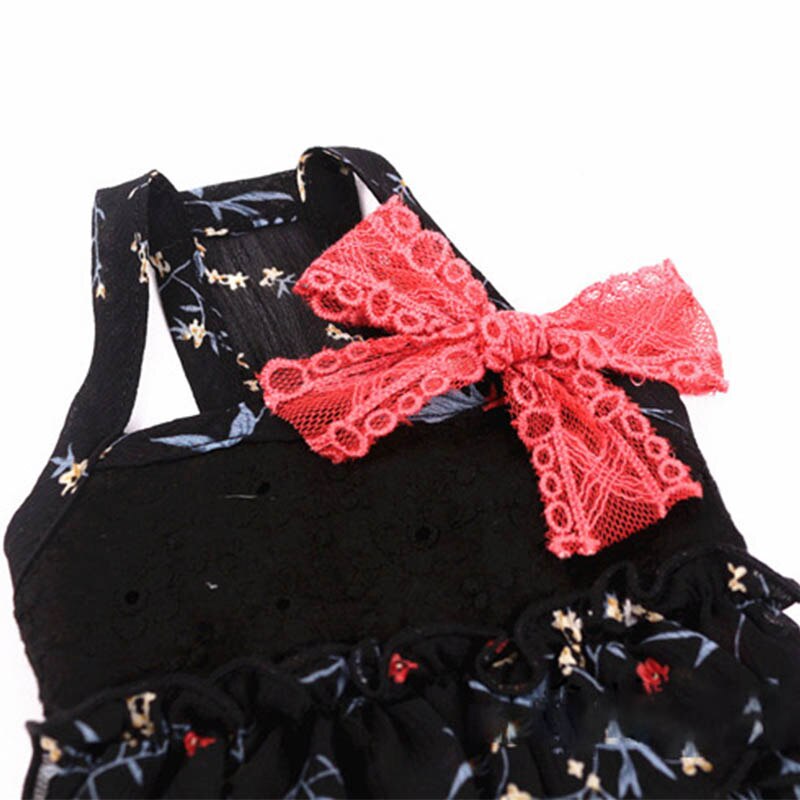 Princess Dog Dress Tulle Bow Tie Pet Cat Dress Chihuahua Summer Pet Dog Dresses for Small Dogs Costume Shih Tzu Disfraz Perro