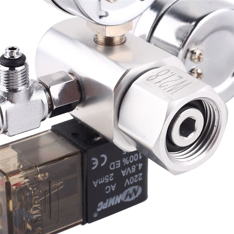 Akvarie  co2 regulator  w21.8 220v magnetisk magnetisk kontraventil akvarie bobletæller  co2 kontrol vand plante akvarium værktøj