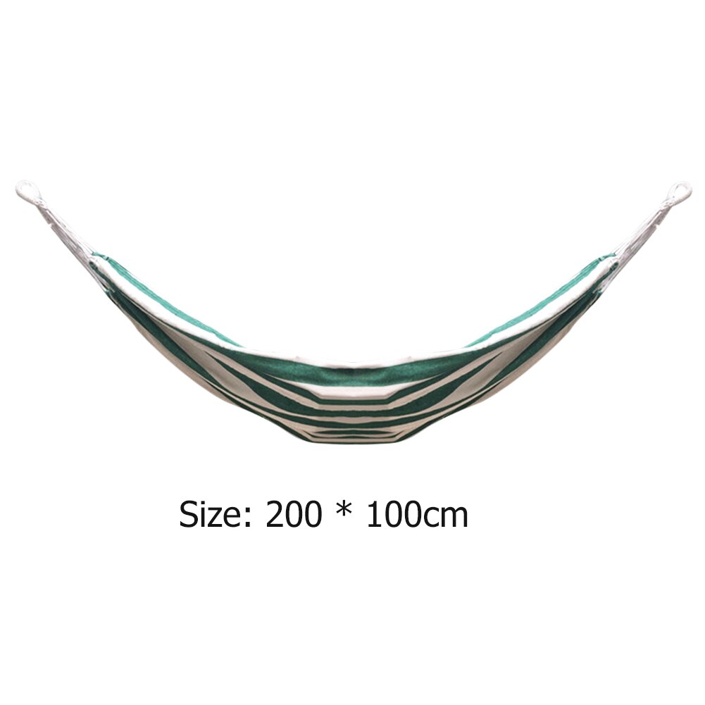 Toile De Chaise Suspendue En Toile De Hamac À Rayures Avec Deux Poutres
