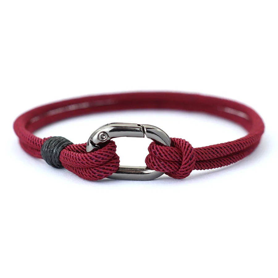 Noter Thin Thread Bracelet For Men Handmade Braided String Charm Braslet Outdoor Survival Braclet Stylish Knot Nautical Pulsera: Light Yellow Color