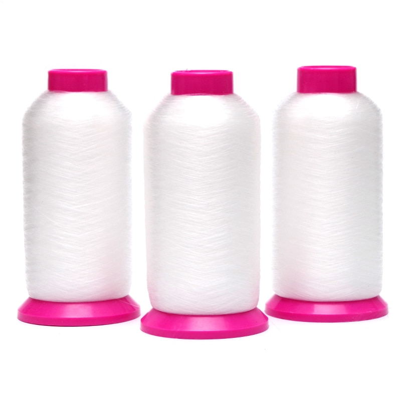 Linha de costura transparente fio de fio frisado linha de náilon fio invisível 5000 metros de comprimento 0.1 0.15 0.2 0.25 0.3mm
