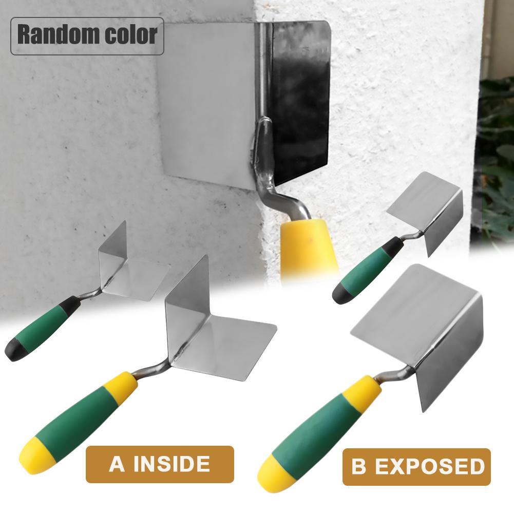 Drywall Corner Tool Flexes for Perfect 90 Degree Corner High Grade Stainless Steel Sheetrock Corner Trowel Ergonomic Grip